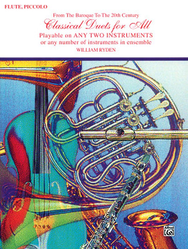 Alfred Music Publishing Classical Duets for All Flute