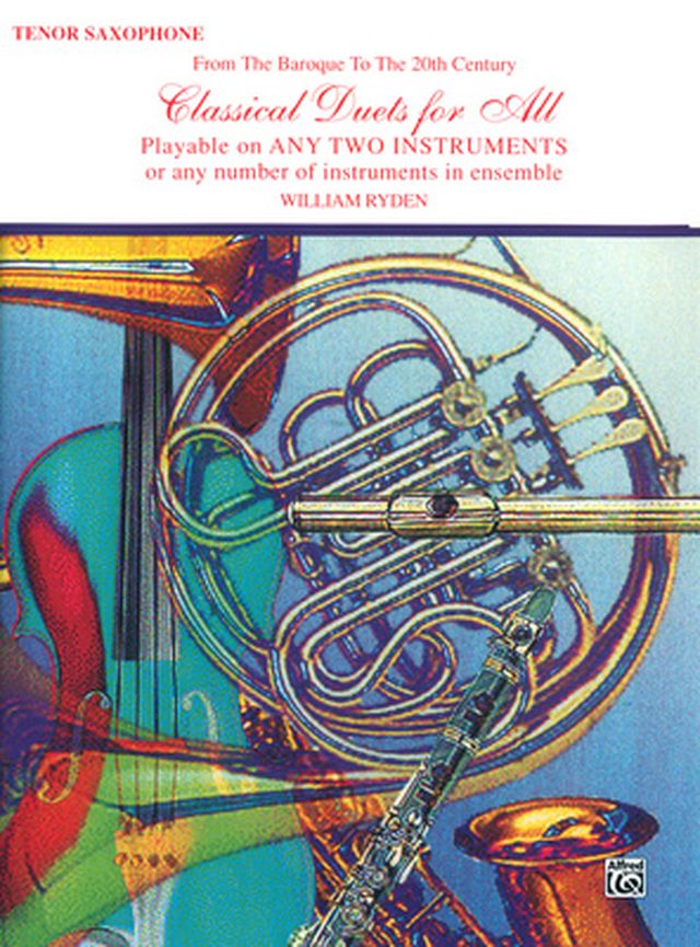 Alfred Music Publishing Classical Duets for All T-Sax