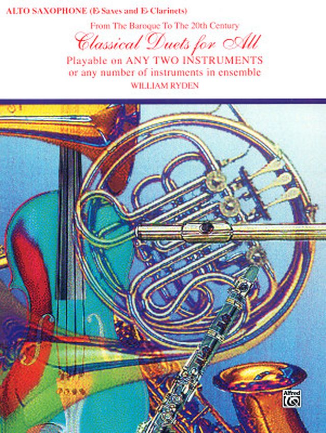 Alfred Music Publishing Classical Duets for All A-Sax