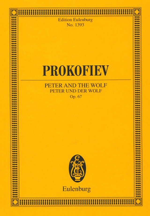 Edition Eulenburg Prokofjew Peter und der Wolf