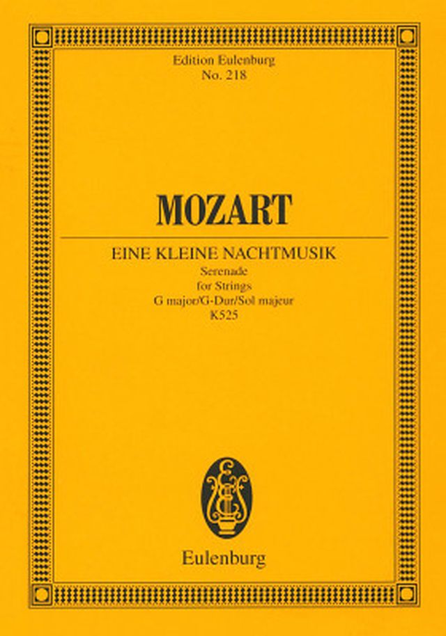 Edition Eulenburg Mozart Eine kleine Nachtmusik