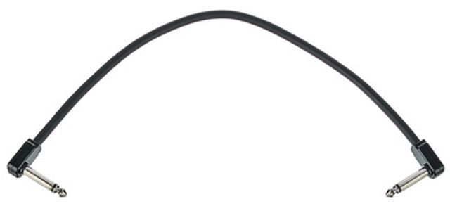 Ernie Ball Flat Patch Cable 12" black