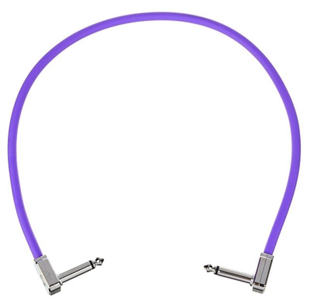 Ernie Ball Flat Patch Cable 18" purple