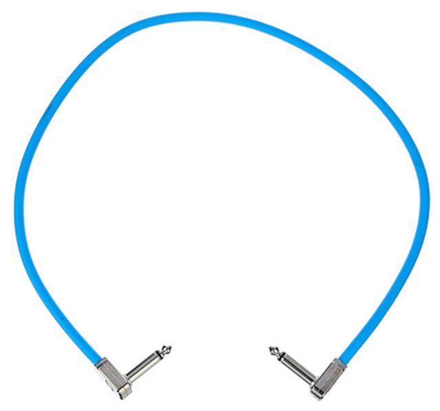 Ernie Ball Flat Patch Cable 24" blue