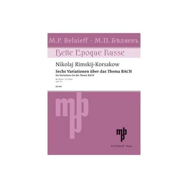 M.P. Belaieff Musikverlag Rimski-Korsakow Variationen