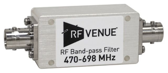 RF Venue Band-Pass Filter 470-698 MHz