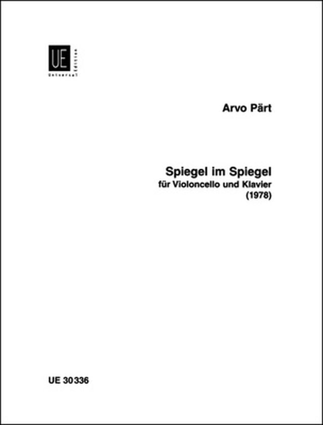 Universal Edition Pärt Spiegel im Spiegel Cello