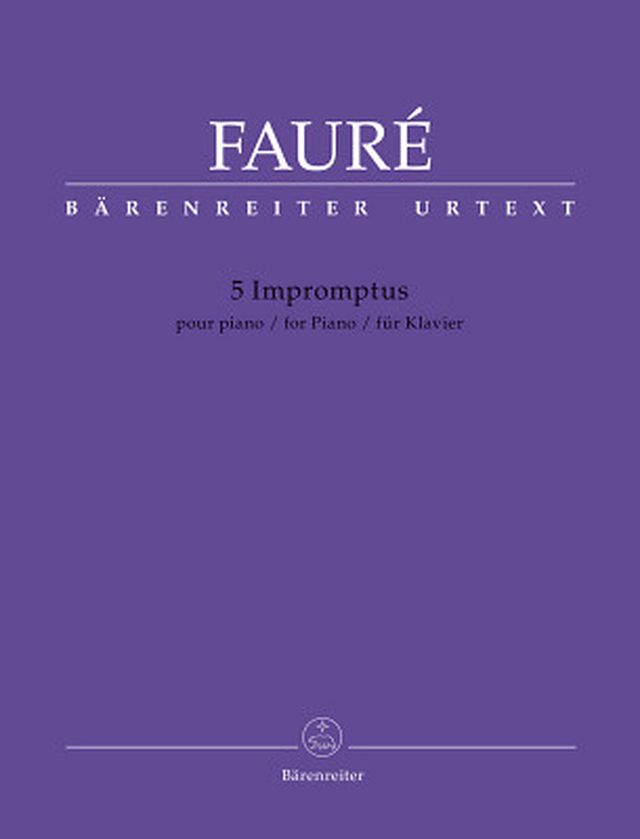 Bärenreiter Fauré 5 Impromptus