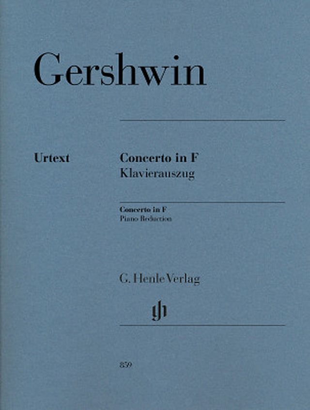 Henle Verlag Gershwin Concerto in F