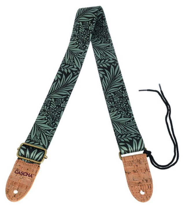 Cascha Ukulele Strap Olive Jungle Veg