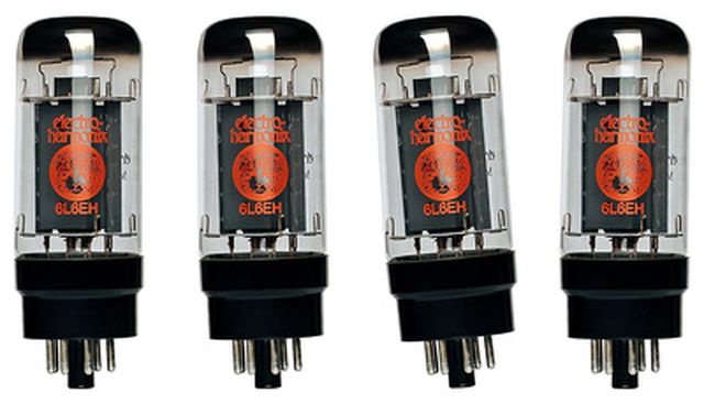 Electro Harmonix 6L6 Tubes Matched Quartett