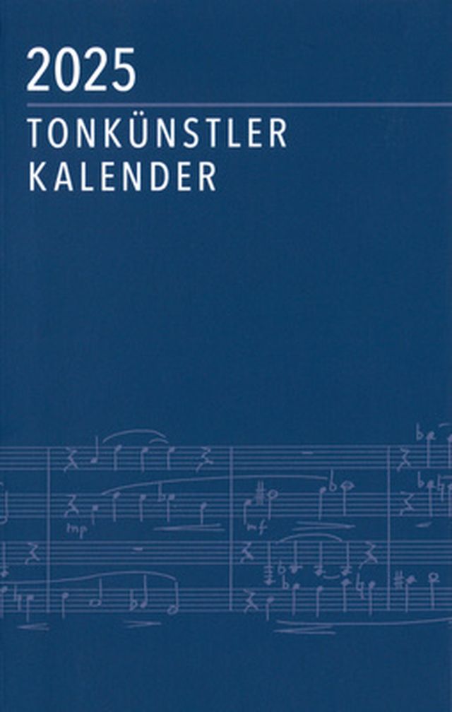 Musikverlag Robert Lienau Tonkünstler-Kalender 2025