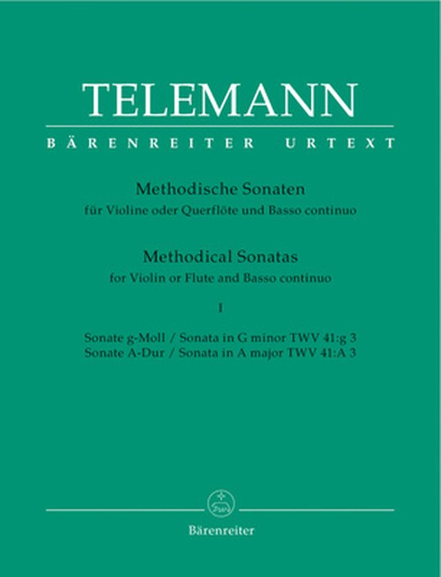 Bärenreiter Telemann Methodische Sonaten