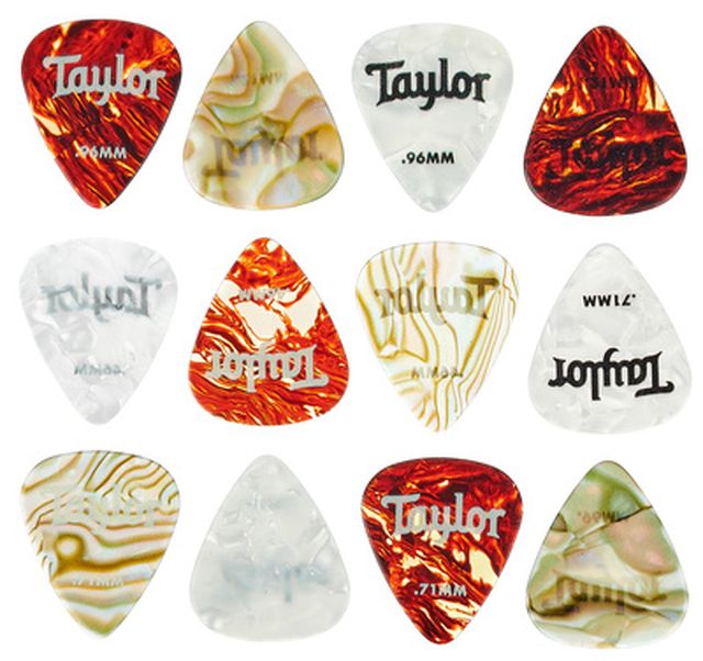 Taylor Celluloid Pick Tin Set