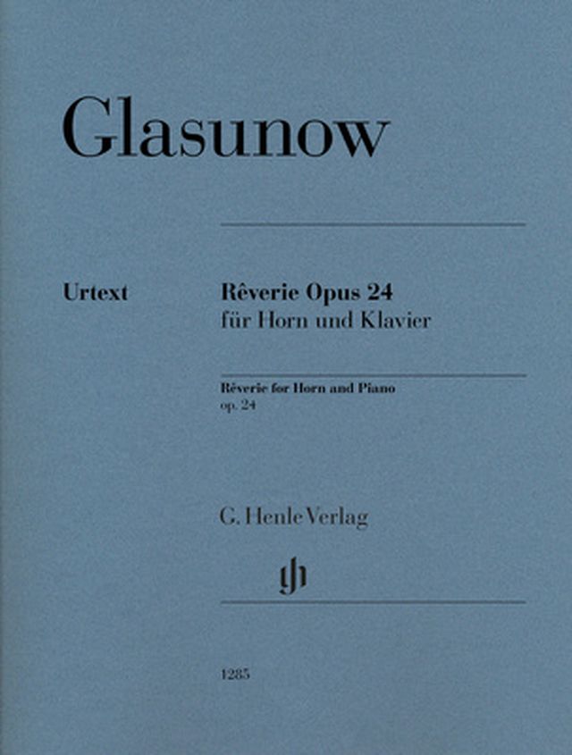 Henle Verlag Glasunow Reverie Horn