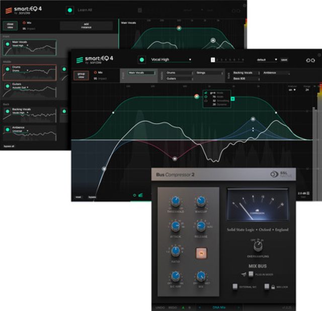 SSL Bus Comp + Sonible smart:EQ