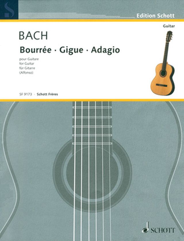 Schott Bach Bourrée/Gigue/Adagio