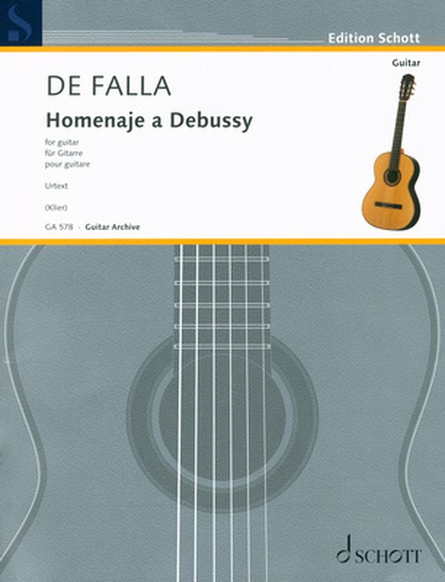 Schott De Falla Homenaje a Debussy