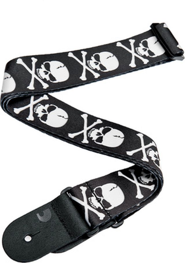 Daddario Guitar Strap 50H01 Skull