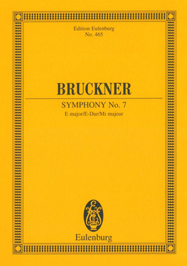 Edition Eulenburg Bruckner Sinfonie Nr. 7 E-Dur