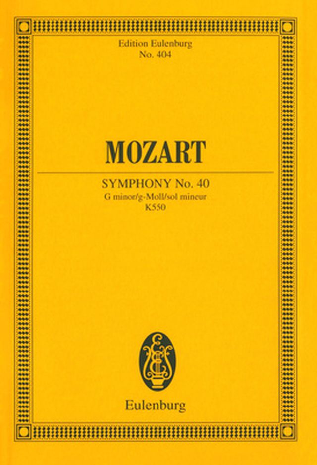 Edition Eulenburg Mozart Sinfonie Nr. 40 g-moll