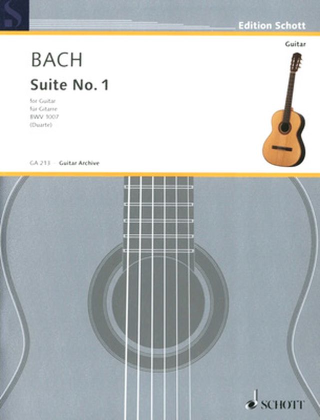 Schott Bach Suite Nr. 1 Gitarre