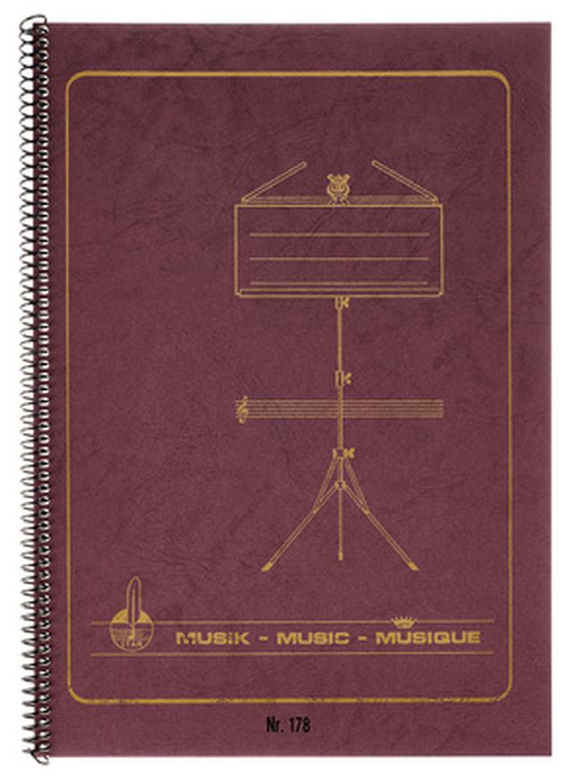 Star Notepad for Piano DIN A4