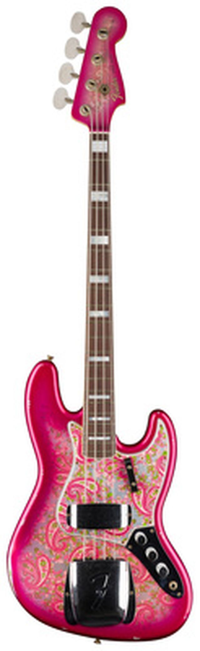 Fender LTD Jazz Bass Rel Pink Paisley