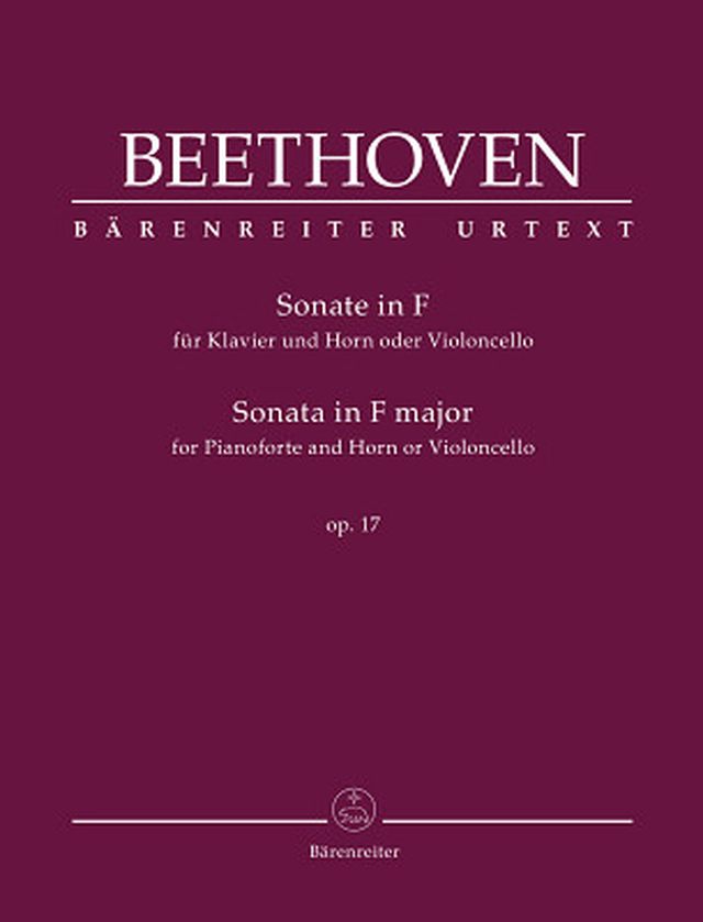 Bärenreiter Beethoven Sonate F-Dur op. 17