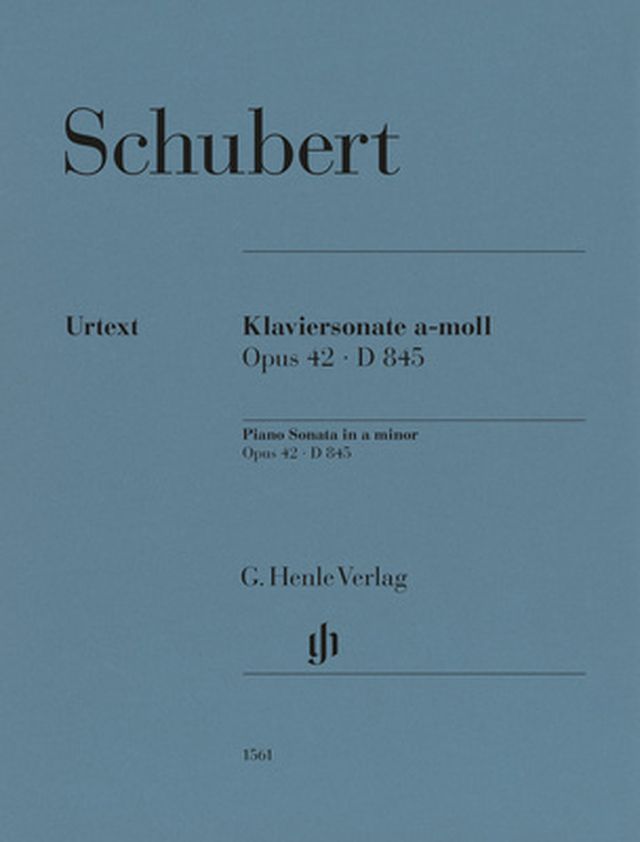 Henle Verlag Schubert Klaviersonate a-moll