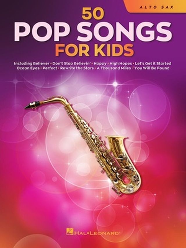 Hal Leonard 50 Popsongs for Kids Alto Sax