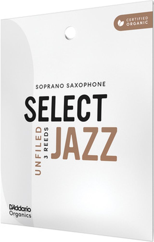 DAddario Woodwinds Org. Sel. Jazz Unf. SOP 2S 3P