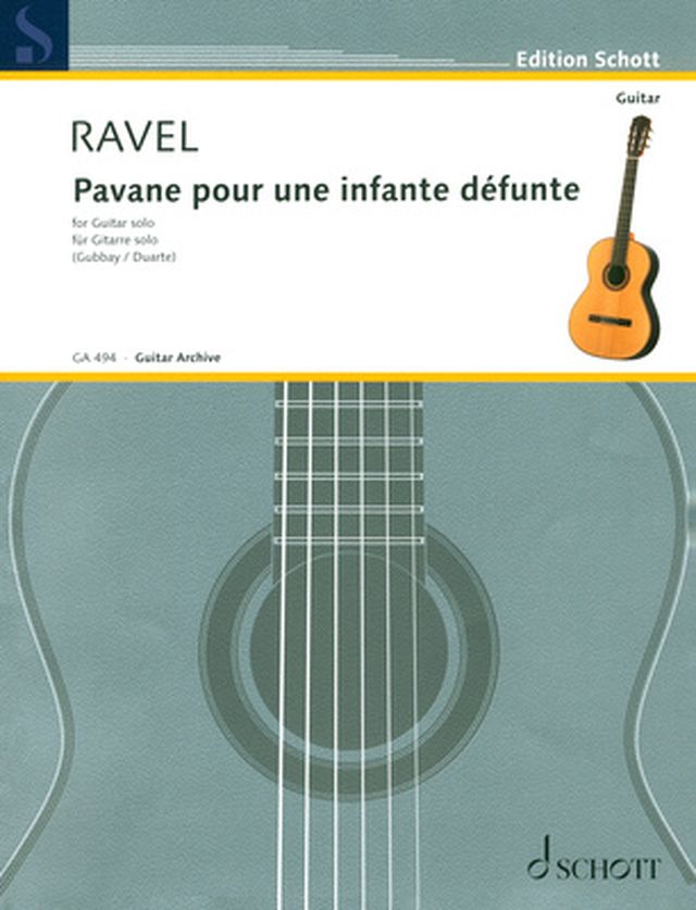 Schott Ravel Pavane Pour Infante Git