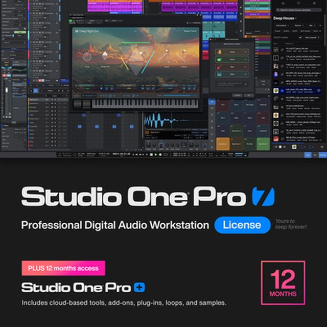 Presonus Studio One Pro 7 with 12M Pro+