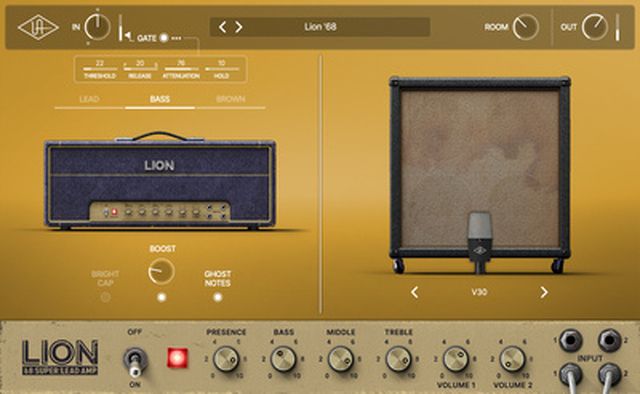 Universal Audio Lion '68 Super Lead Amp