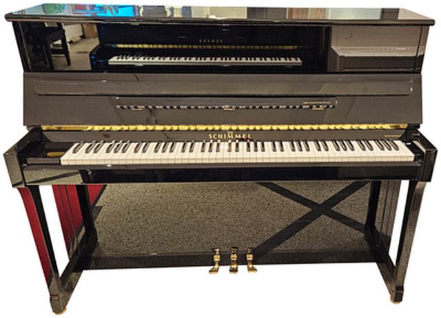 Schimmel Piano used black