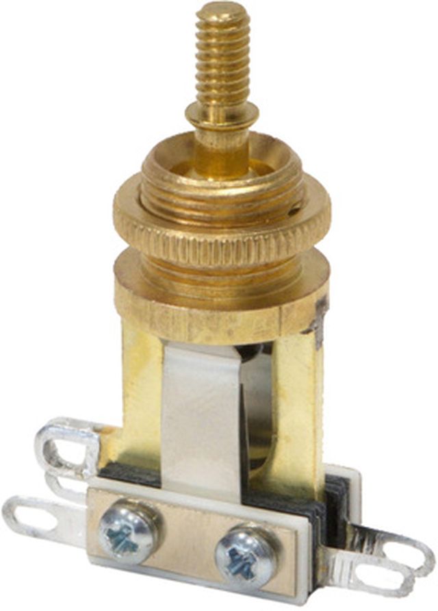 Switchcraft Short Toggle Switch Brass