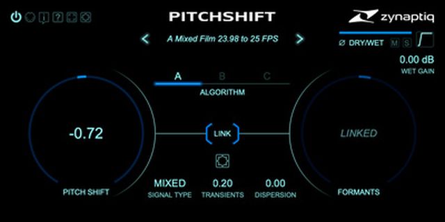 Zynaptiq Pitchshift