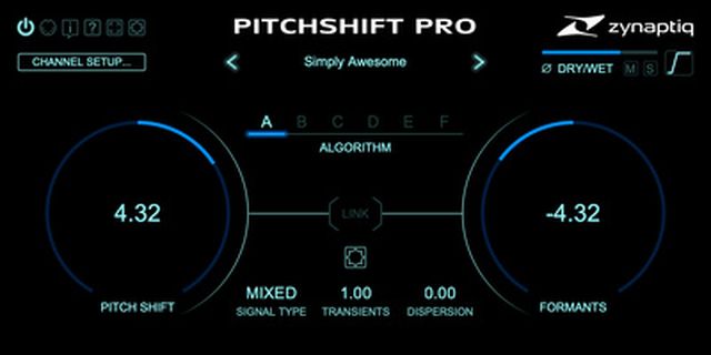 Zynaptiq Pitchshift Pro