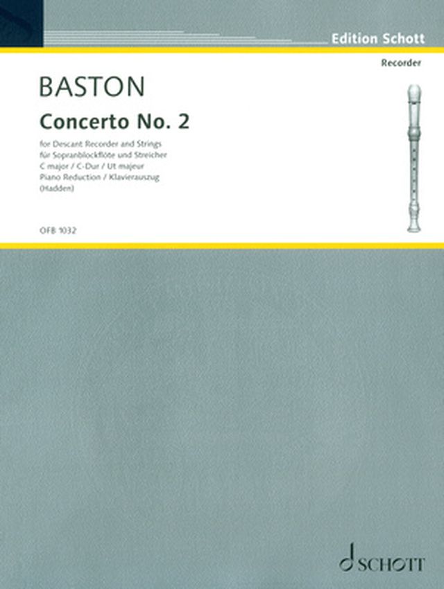 Schott Baston Concerto No. 2 C-Dur