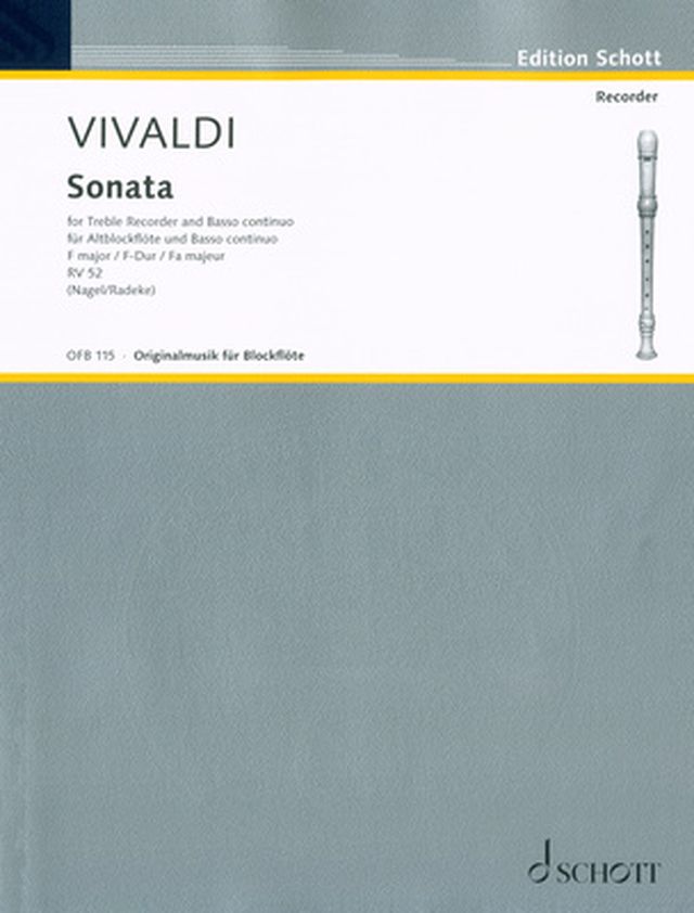 Schott Vivaldi Sonata F-Dur