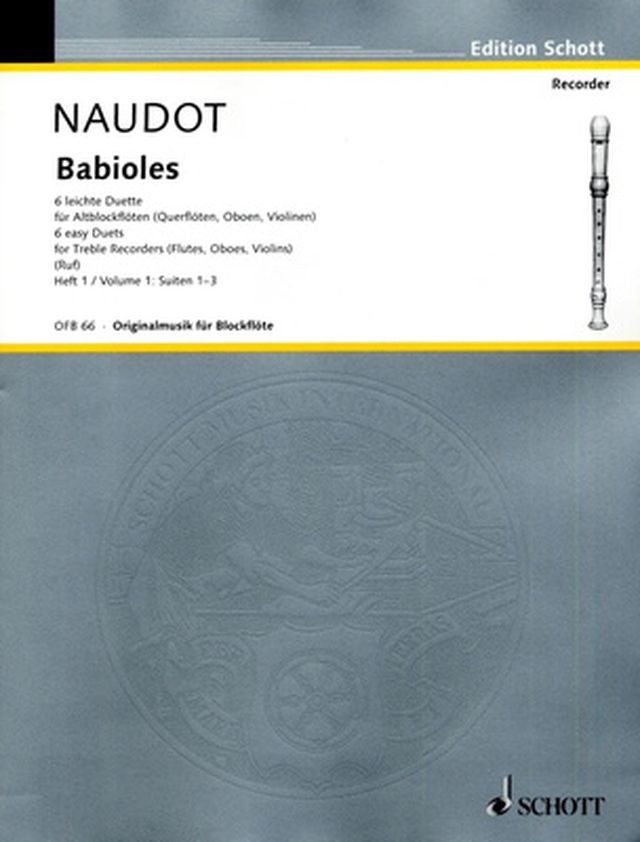 Schott Naudot Babioles op.10