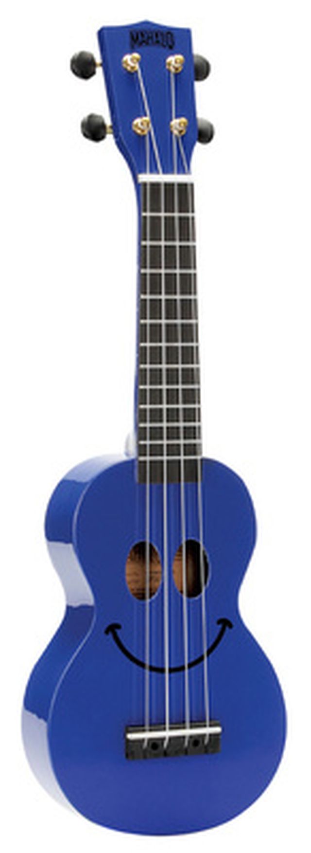 Mahalo Smiley Ukulele Blue