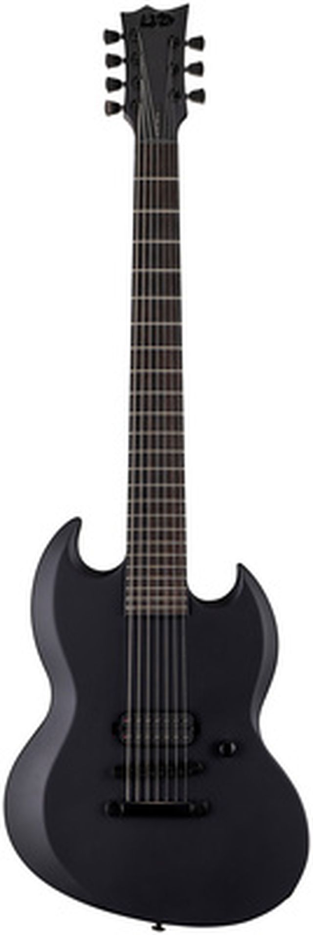 ESP LTD VP-7 Baritone Black Metal