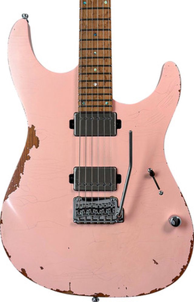 Mayones Guitars Aquila Aged V24 S 6 Pink