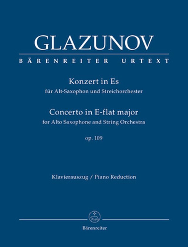 Bärenreiter Glasunow Konzert Es-Dur