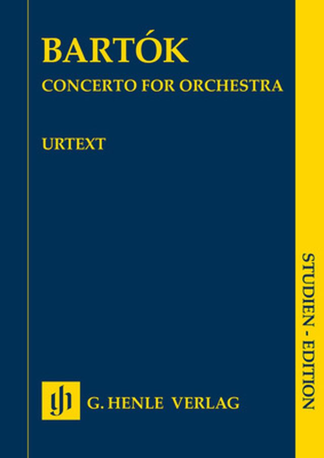 Henle Verlag Bartok Konzert für Orchester