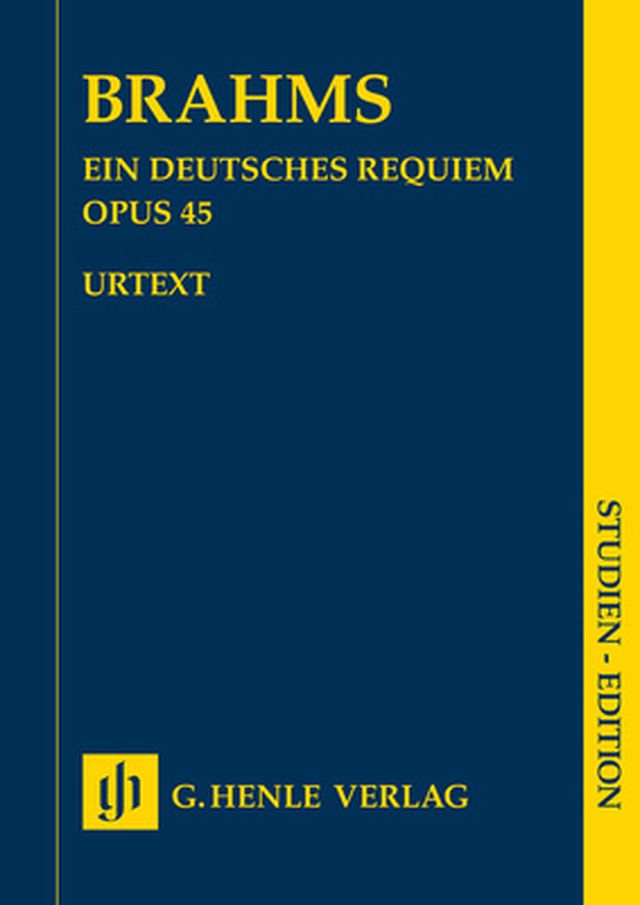 Henle Verlag Brahms Deutsches Requiem op.45