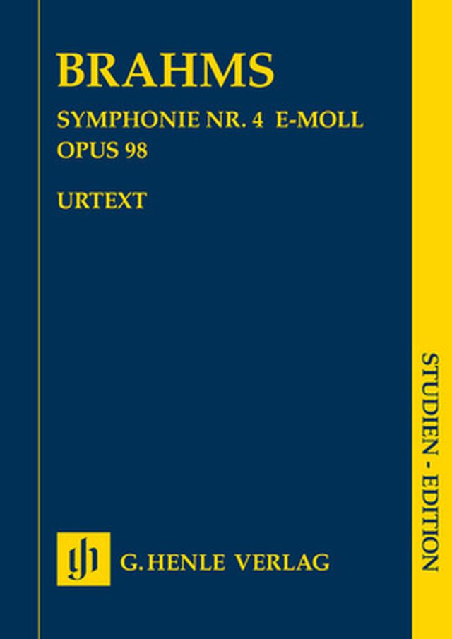 Henle Verlag Brahms Symphonie Nr. 4