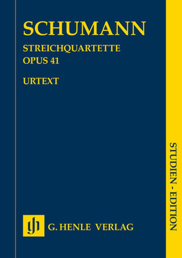 Henle Verlag Schumann Streichquartette